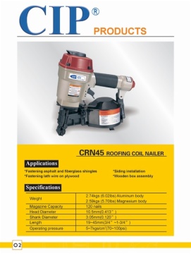 CIP CRN45 ROOFING COIL NAILER